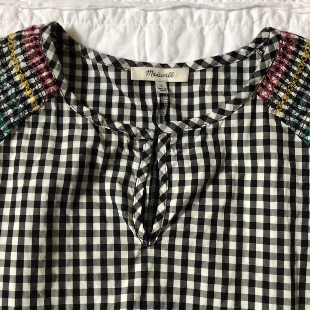 🍎 NWOT- Madewell Gingham top! - Picture 2 of 6